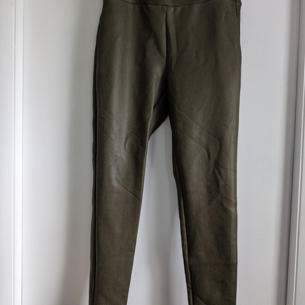Loft Green Snakeskin Leggings - Size S